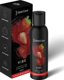 Bold Care Strawberry Flavoured Intimate Lube & Massage Gel