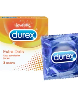 Durex Extra Dots Condom Pack Of 3