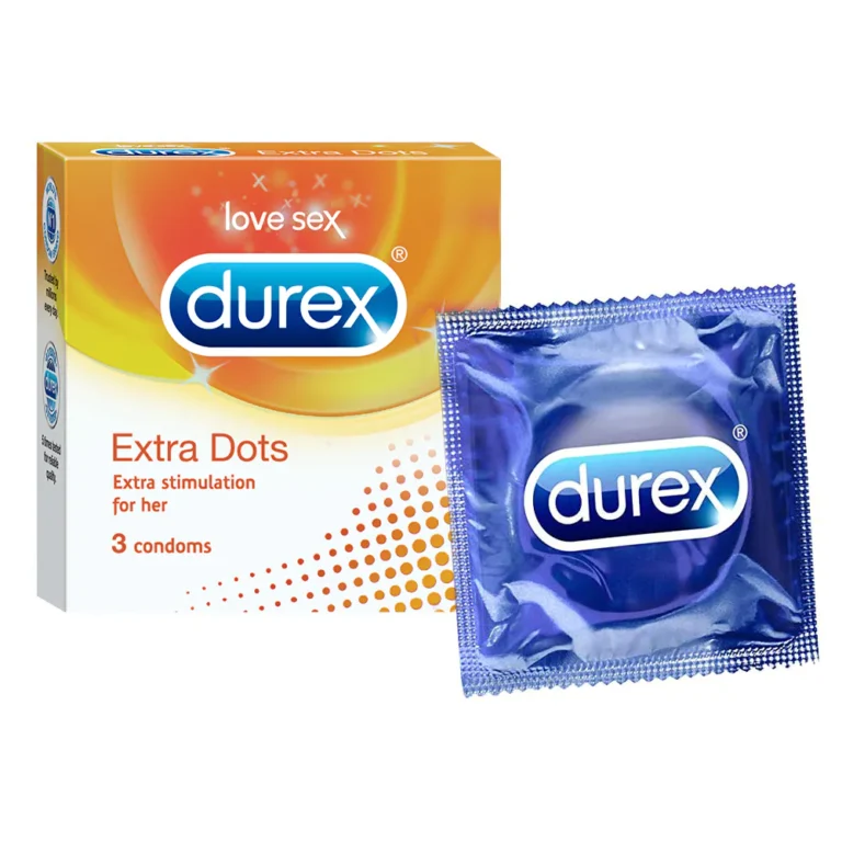 Durex Extra Dots Condom Pack Of 3