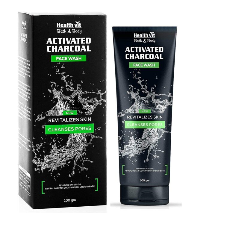 HealthVit Activated Charcoal Face Wash