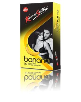 KamaSutra Dotted Condom Banana