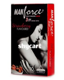 Manforce Extra Dotted Strawberry Condom (10S)