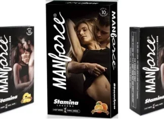 Manforce Orange, Extra Dotted Combo 3 Condom (Set of 3, 30S)