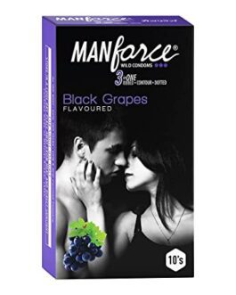 Manforce Wild Condom Black Grapes
