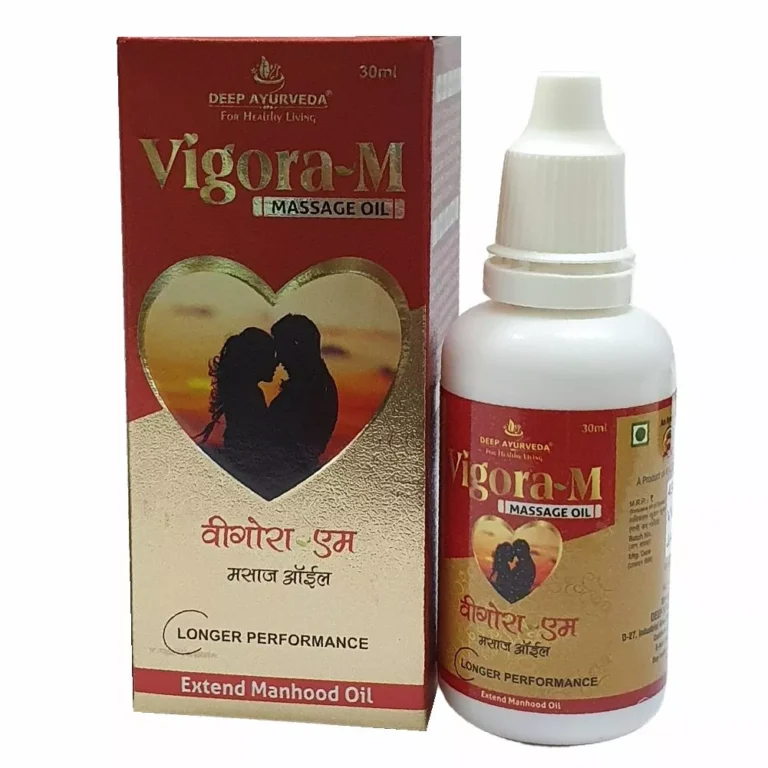 Deep Ayurveda Vigora-m Penis Massage Oil Pack Of 3 Bottle Each 30ml