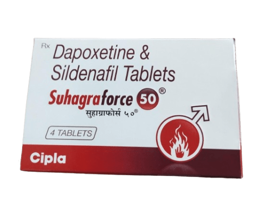 Suhagra Force 50mg/30mg Tablet