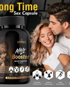 herbque Male Booster Sexual Capsules For Testosterone Booster & Disk Growth
