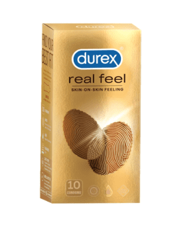 Durex Real Feel Condom Latex Free,Suitable for Use with Lubes