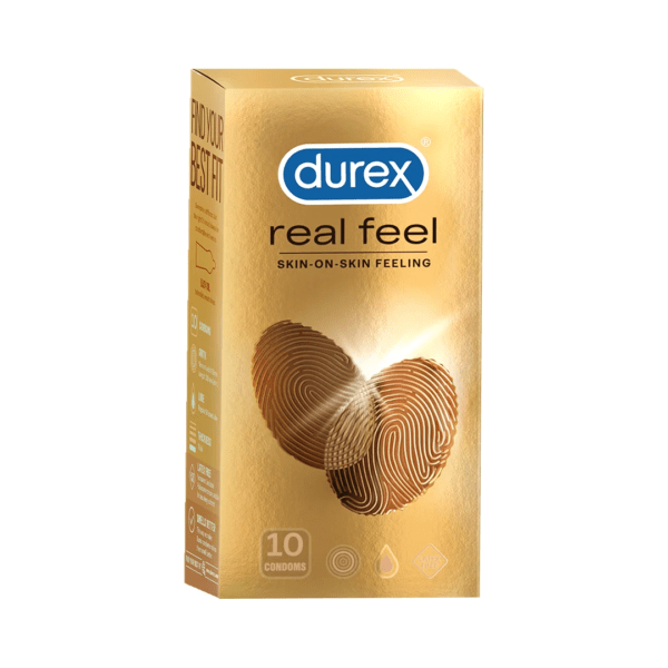 Durex Real Feel Condom Latex Free,Suitable for Use with Lubes