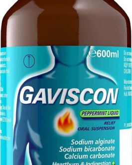 Gaviscon Oral Suspension Instant Relief from Heartburn, Indigestion & Acid Reflux Peppermint