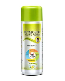 Tetmosol Dusting Powder Anti-Fungal Fresh Lime Fragnance