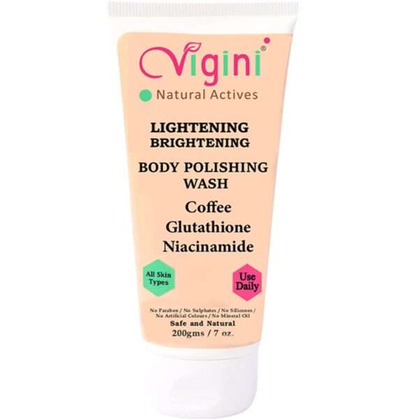 Vigini Natural Actives Lightening Brightening Body Polishing Cream