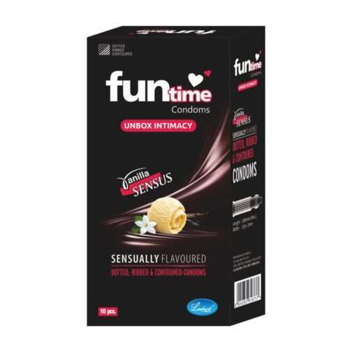 Funtime Vanilla Flavored Condom 10 Pcs