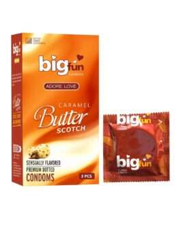 Bigfun Butter Scotch Flavored Condom