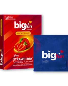 Bigfun Strawberry Flavoured Condom