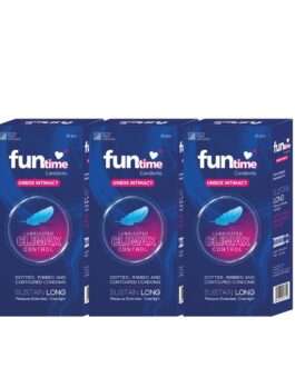 Funtime Ultra Thin Premium Condom Pack of 3 | 10 Pcs Each